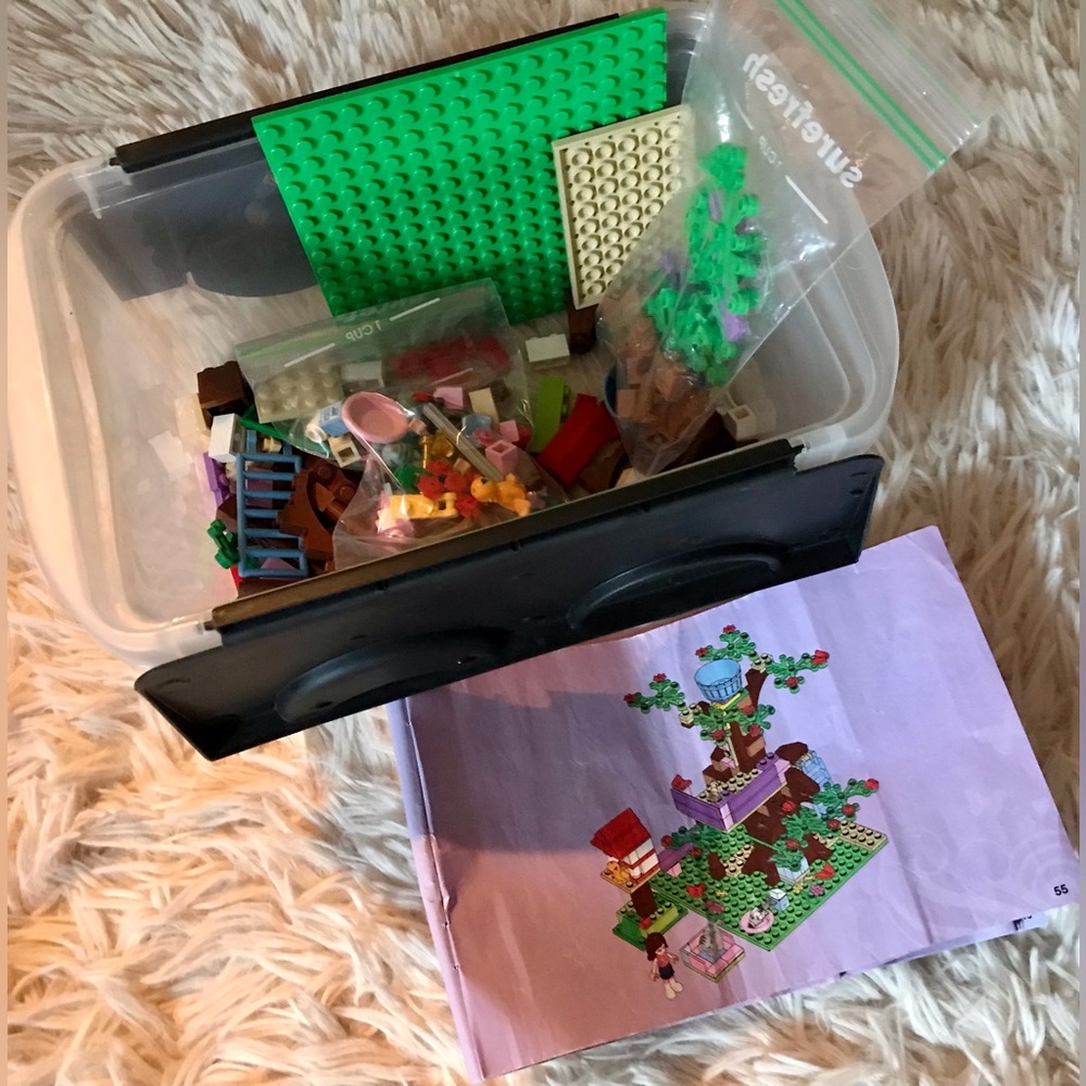 Incomplete LEGO Friends 3065 Olivia’s Tree House Missing Piece a building Blocks
